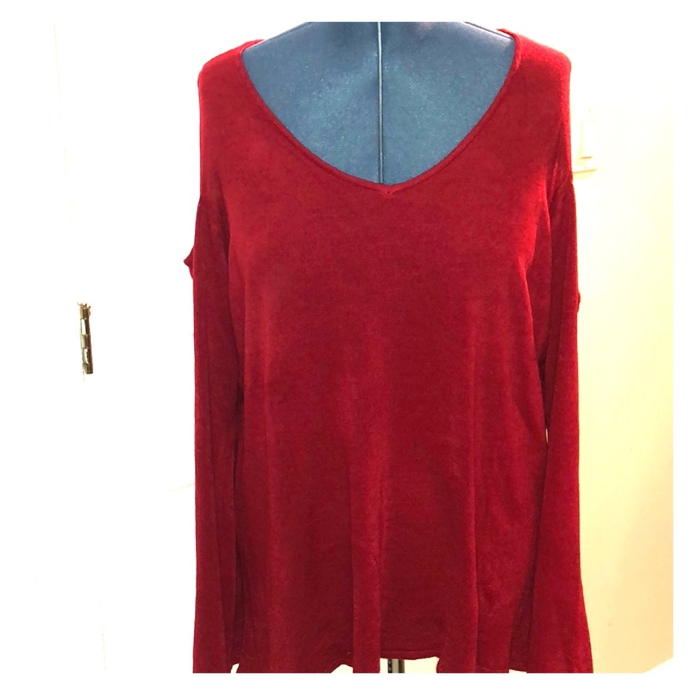 Roz & Ali cold shoulder sweater size 3x